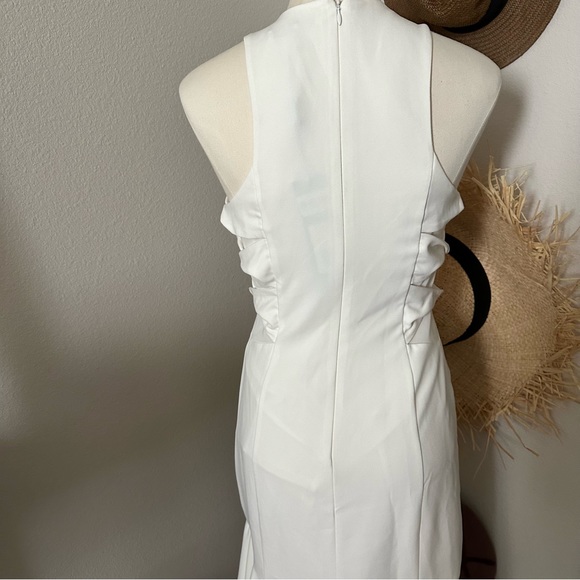 NEW with Tags. Halston Heritage White Dress. Size 6 - Picture 10 of 14